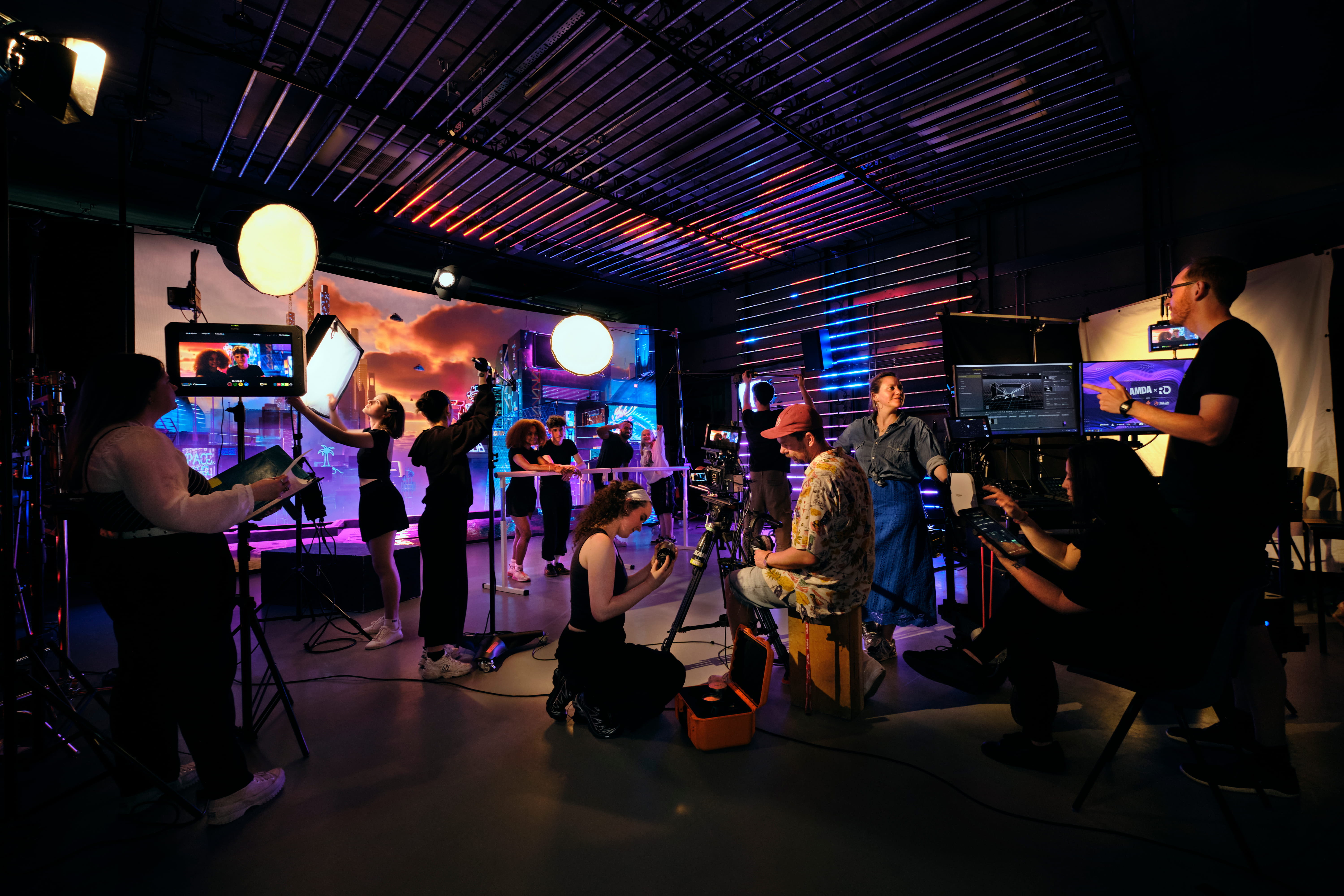 Brompton processing powers LAMDA&rsquo;s professional-grade virtual production studio